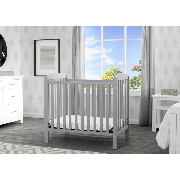 Delta Children Abby 2 In 1 Mini Convertible Crib With Mattress