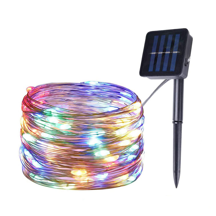 100/200LED Solar String Lights Waterproof Copper Wire Lamp 8 Mode Decor Light 100/200LED Solar String Lights Waterproof Copper Wire Lamp 8 Mode Decor Light