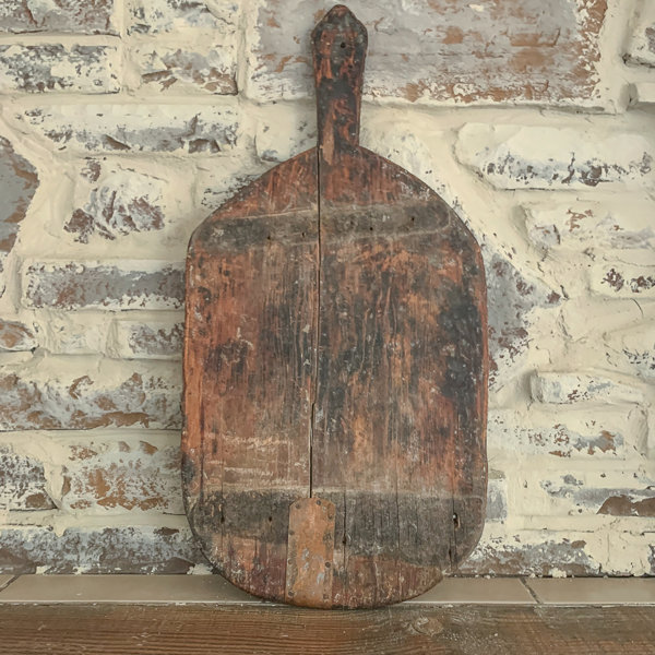 The Grey Antler Walnut Wood Antique European French Bread Board Wayfair