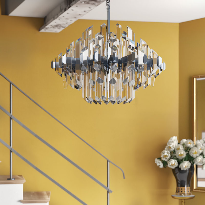 Blackjack Lighting Facets 1Light LED Unique / Statement Chandelier