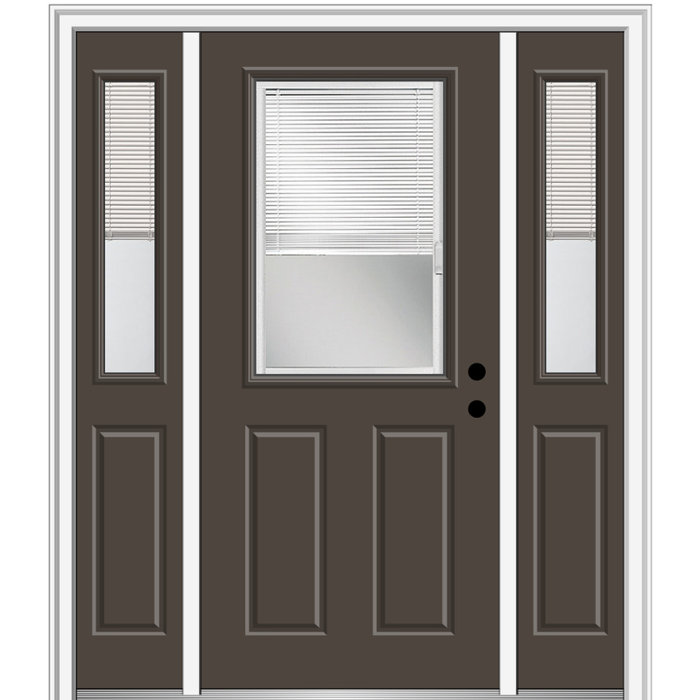 Verona Home Design 1 Panel Ready To Install Fibreglass Prehung