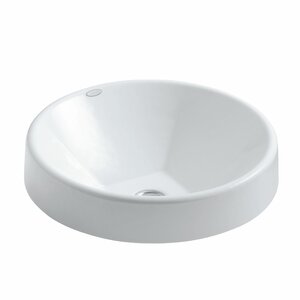 Inscribe Wading Pool Circular Vessel Bathroom Sink