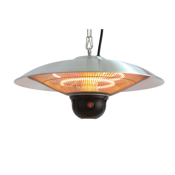Hanging Infrared 1500 Watt Electric Hanging Patio Heater by EnerG+
