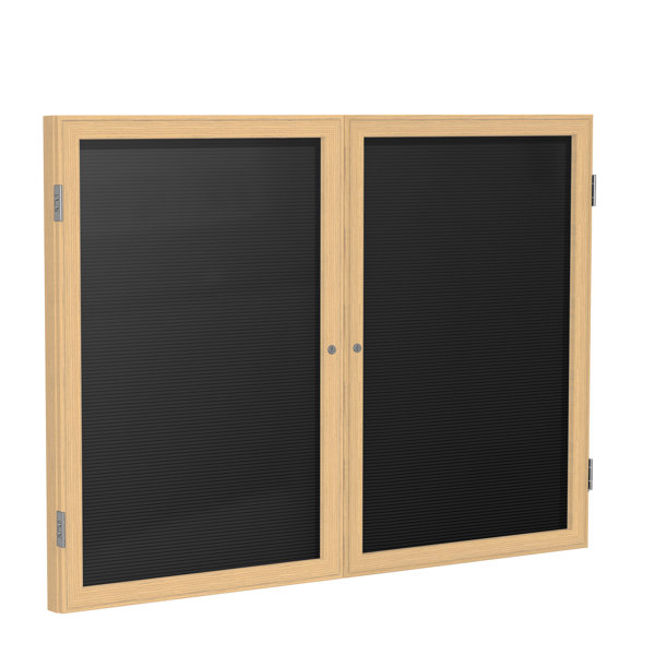 Enclosed Cabinet Letter Board by Ghent| @ $527.99
