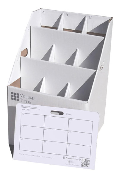9 Slot Rolled Document Rolled Filing Box