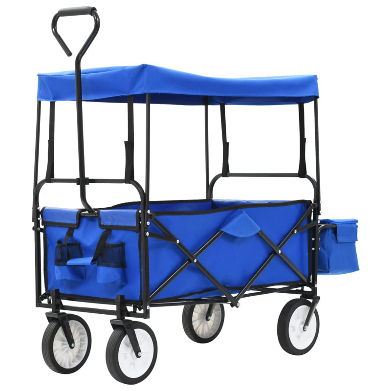 Vidaxl 165 3 Lb Capacity Folding Hand Truck Dolly Wayfair