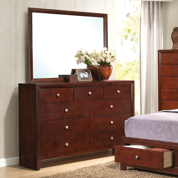 Amazing Lamonica 9 Drawer Dresser With Mirror By Red Barrel Studio Spacial Price