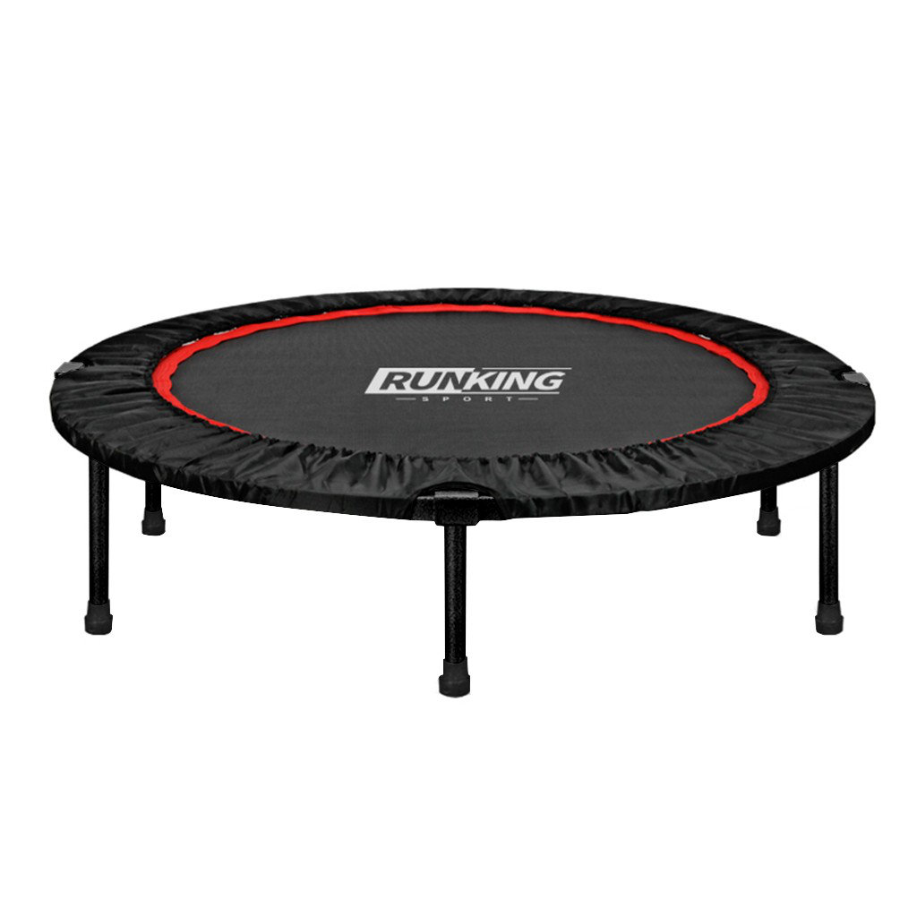40in Foldable Mini Fitness Trampoline Rebounder Exercise Workout Indoor Outdoor