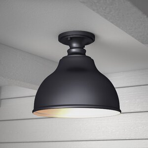 Lavardin 1-Light Outdoor Semi Flush Mount