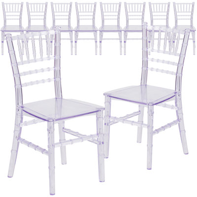 Kids Chiavari Chair Flash Furniture Frame Finish: Clear