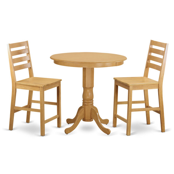 Jackson 3 Piece Counter Height Pub Table Set By Wooden Importers Today Sale Only