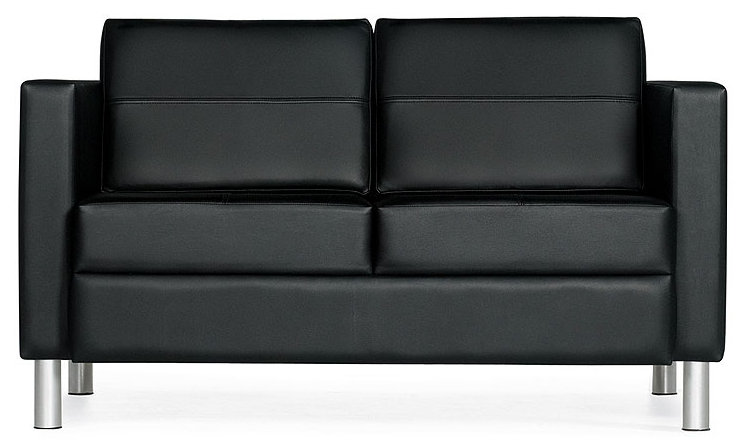 Global Total Office Citi Leather Loveseat | Wayfair Global Total Office Citi Leather Loveseat | Wayfair