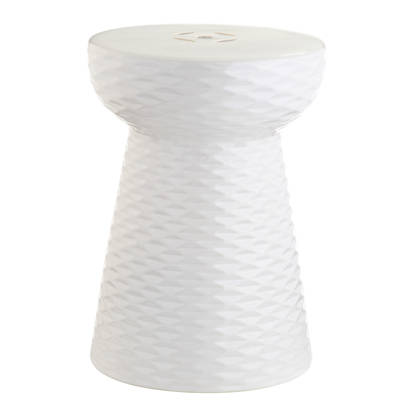 Almost White Stool - Stools Item