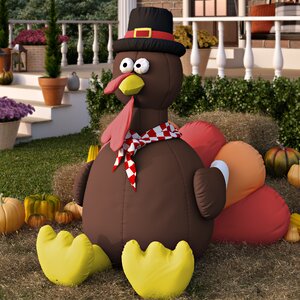 Inflatable Turkey Thanksgiving Decoration