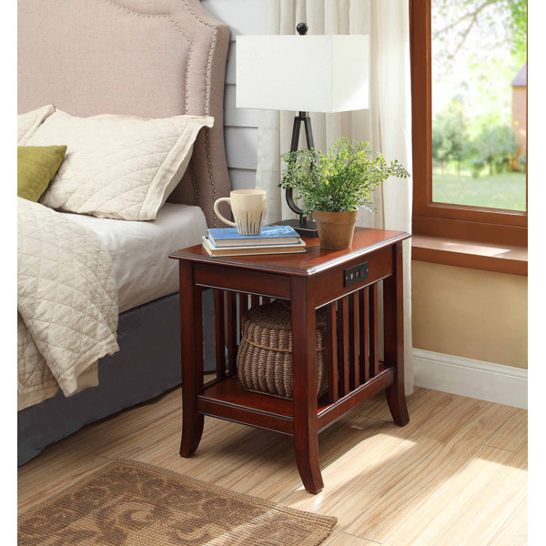 Nightstand With Charging Wayfair Nightstand With Charging Wayfair