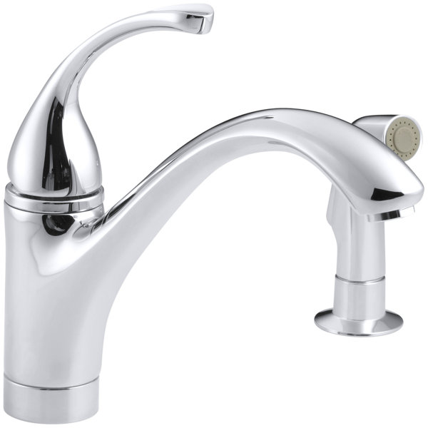 K 10416 G Cp Bn Kohler Forte 2 Hole Kitchen Sink Faucet With 9 1
