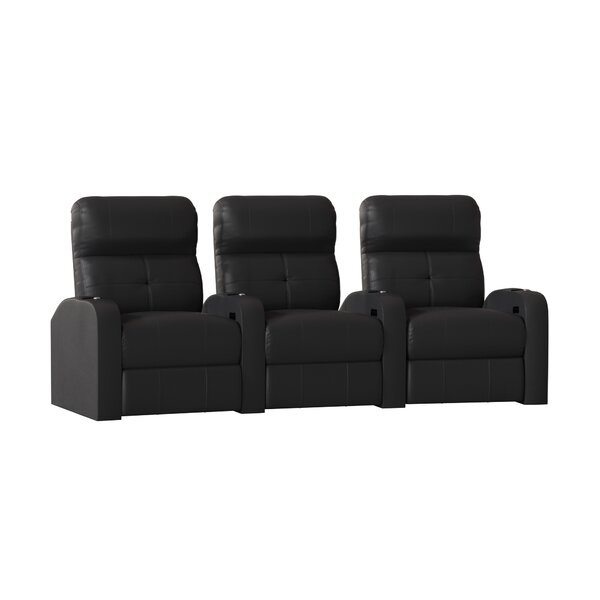 Home Theater Curved Row Seating (Row Of 3) By Latitude Run