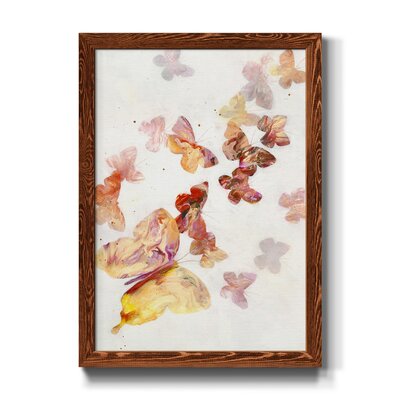 All A Flutter - Picture Frame Print on Paper Winston Porter Size: 31