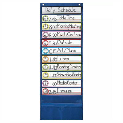Deluxe Scheduling Pocket Chart Frank Schaffer PublicationsCarson Dellosa Publications