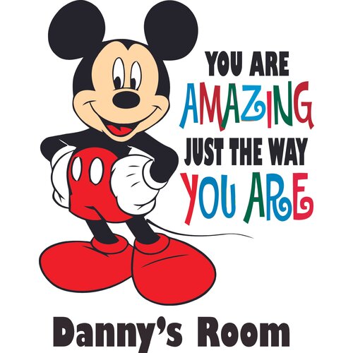 Design With Vinyl Mickey Mouse Amazing Wall Decal 