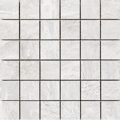 Elitetile Melody Queen 3 83 X Porcelain Mosaic Tile In Milestone 2 X Porcelain Mosaic Tile In White
