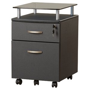 Onway 2 Drawer Mobile File Cabinet