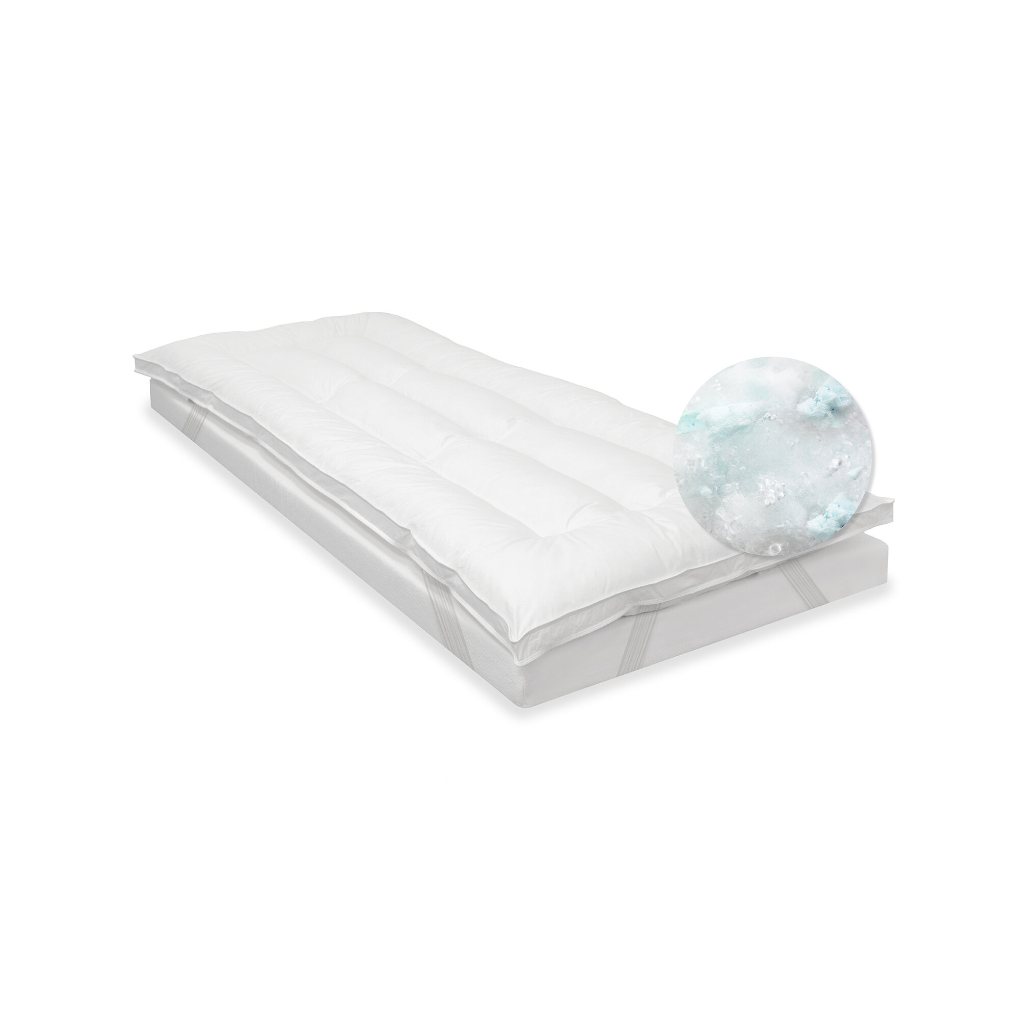 Alwyn Home Pamela Cot 2 Polyester And Memory Foam Mattress Topper