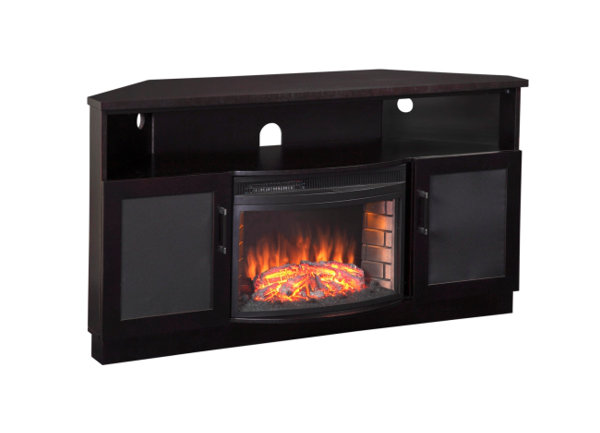 60 TV Stand with Fireplace by Furnitech