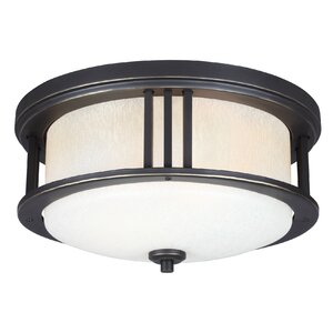 Rickmansworth 2-Light Outdoor Flush Mount