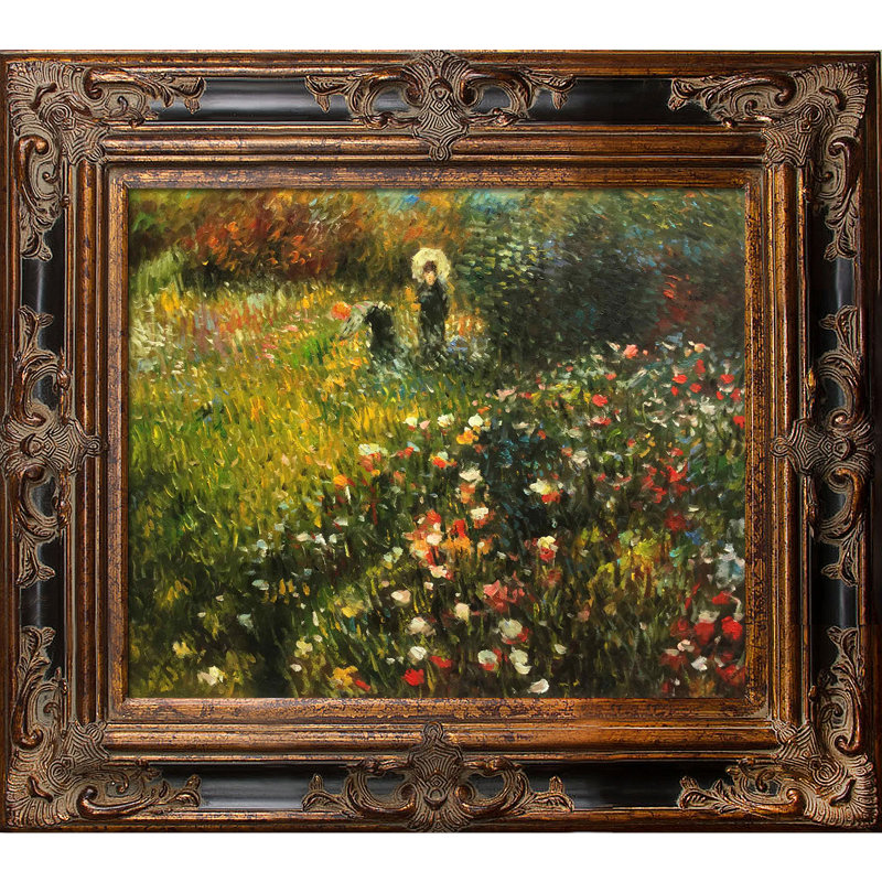La Pastiche 'Woman with a Parasol in a Garden' by Pierre ...