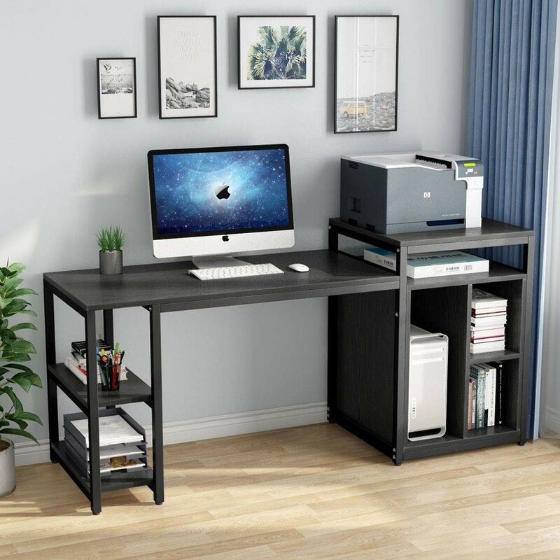 Ebern Designs Jarboe Computer Reversible Desk Reviews Wayfair