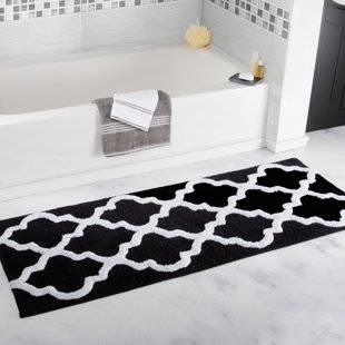 Black Bath Rugs Mats You Ll Love Wayfair Black Bath Rugs Mats