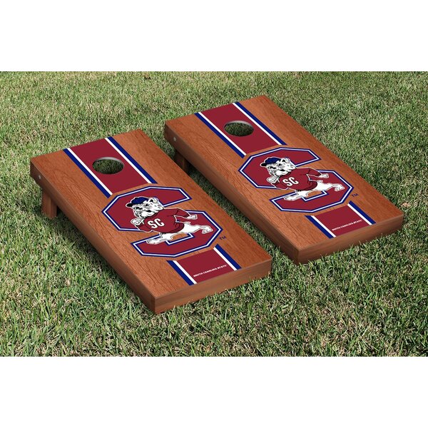 NCAA Rosewood Stained Cornhole Game Set by Victory Tailgate