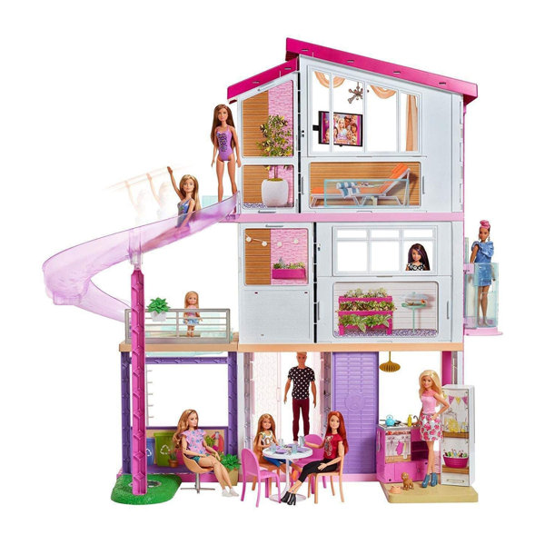 wooden barbie doll house