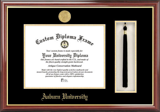 NCAA Auburn University Tassel Box and Diploma Picture Frame by Campus Images