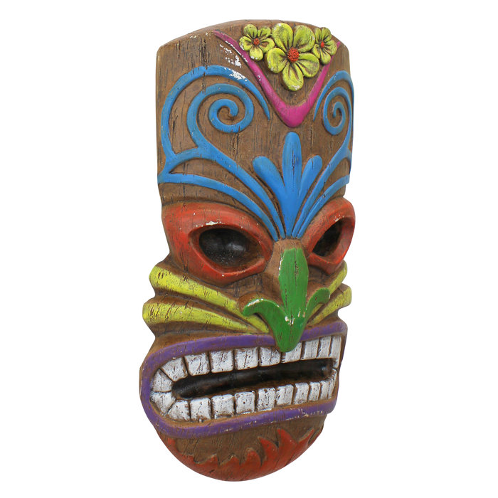 Design Toscano Hoaloha Of The Hawaiian Isle Tiki Wall Décor Hoaloha Of The Hawaiian Isle Tiki Wall Décor