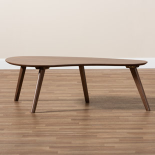 light walnut coffee table