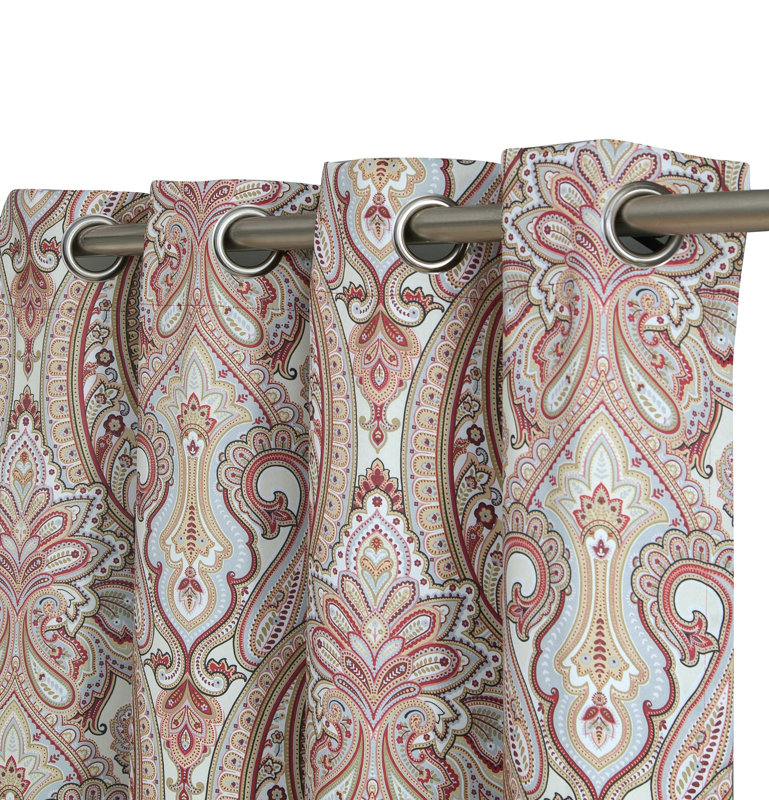 HLC.ME Paisley Damask Blackout Curtain Panels & Reviews | Wayfair