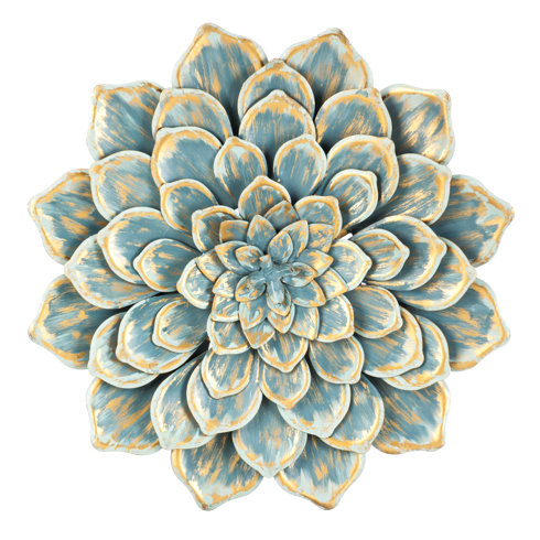Bungalow Rose Multiple Layer Metal Flower Wall Décor Wayfair Multiple Layer Metal Flower Wall Décor