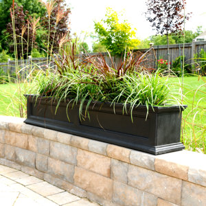 Fairfield Self-Watering Plastic Window Box Planter