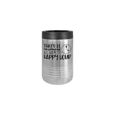 Stainless Steel Can Cooler Trinx Color Silver