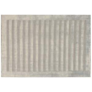Panel Stripes Silver Area Rug