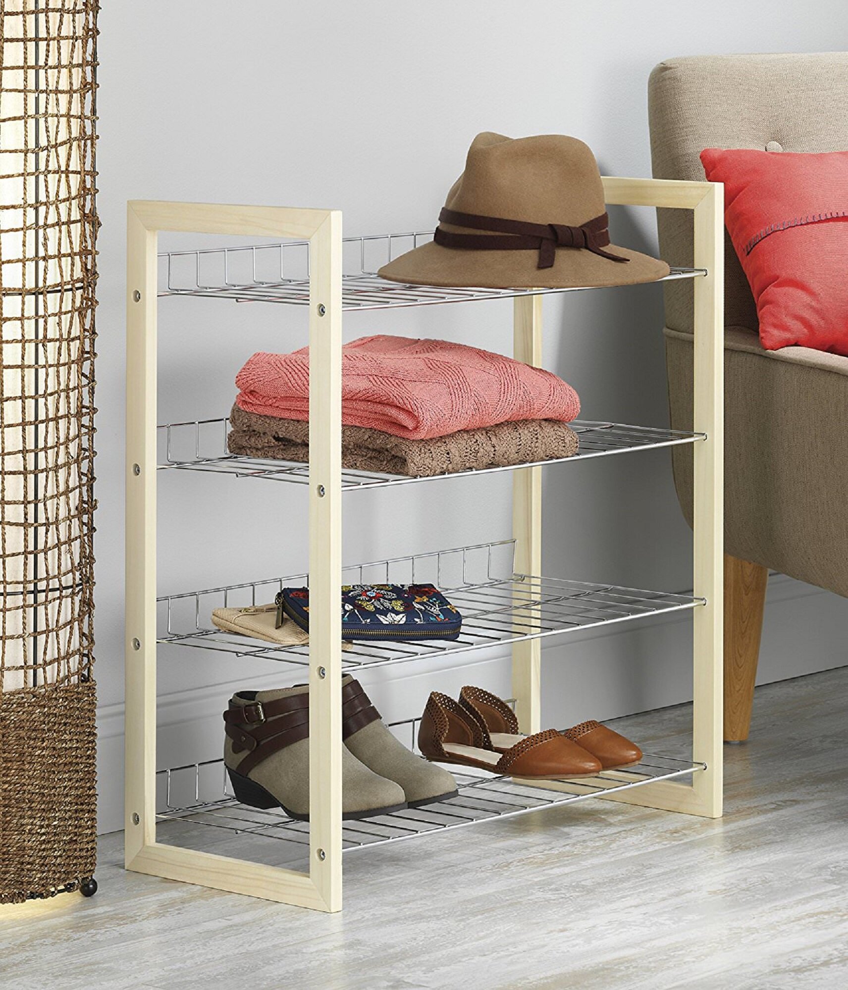 Whitmor Inc 4 Tier Shoe Rack Reviews Wayfair Ca