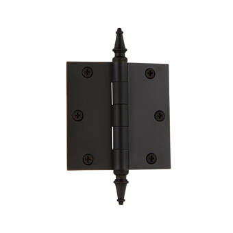 Grandeur 3 5 Steeple Tip Residential Hinge With Square Corners Wayfair
