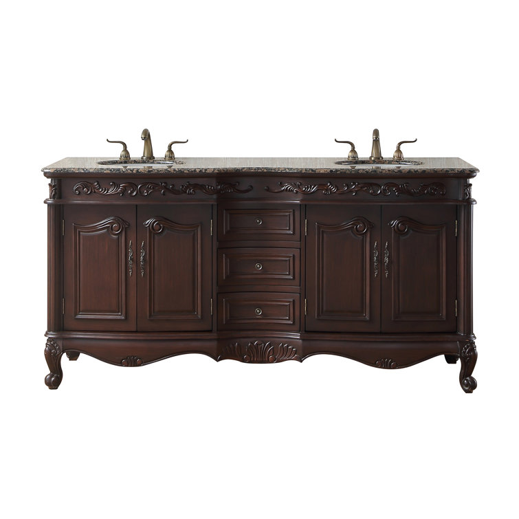 dCOR design Bourne 72"Double Bathroom Vanity Set & Reviews Wayfair