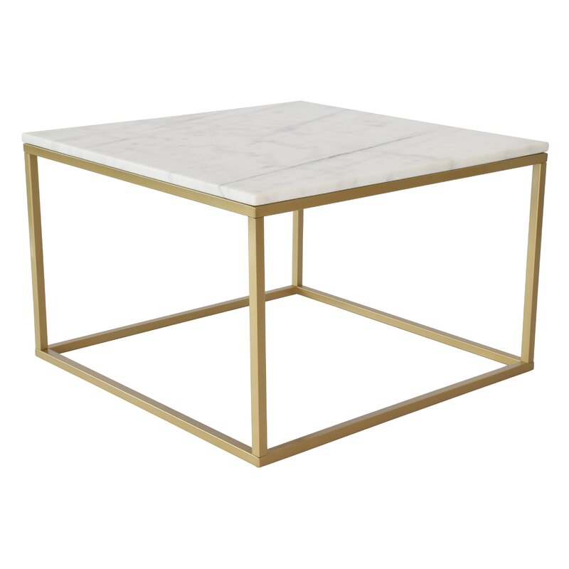 Wade Logan Marble Coffee Table Reviews Wayfair Co Uk