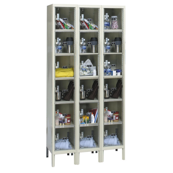 Safety-View 6 Tier 3 Wide Safety Locker by Hallowell