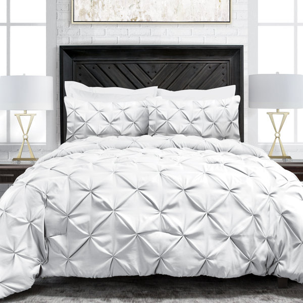 Pinch Pleat Comforter Set Wayfair