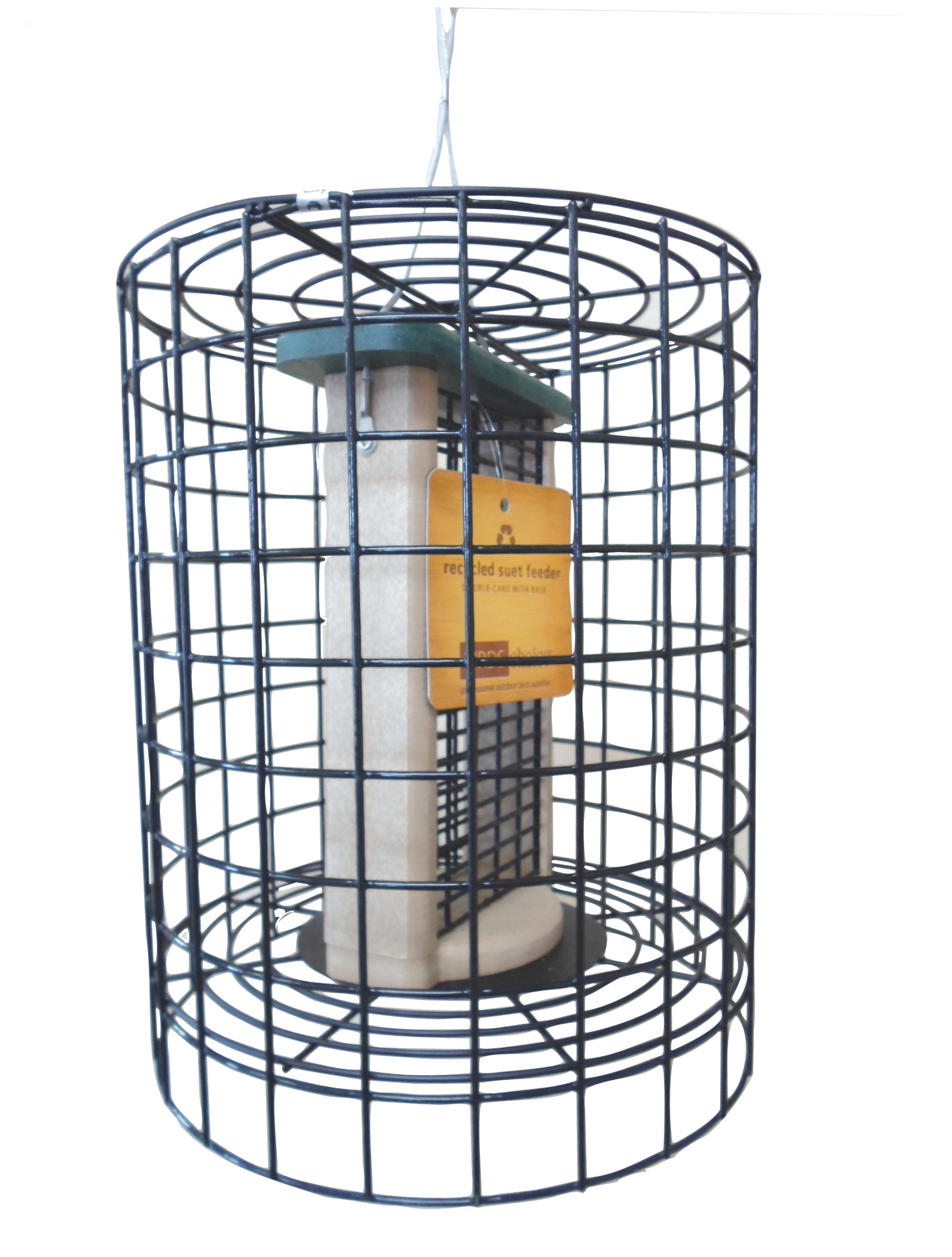 Birds Choice Choice Clever Clean Tube Bird Feeder With Wire Cage