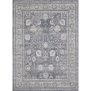 Berit Floral Ash Area Rug